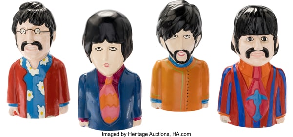 38564&colon; The Beatles Complete Set of &lpar;4&rpar; Yellow Submarine