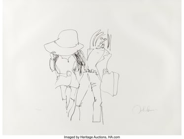 38584&colon; John Lennon Signed Limited Edition "Honey Moon" 