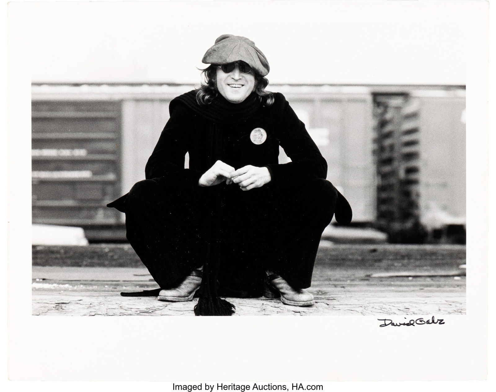 John Lennon in New York City, October 25, 1974, (1 of 4)