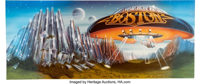 38604&colon; Boston Don't Look Back Promotional Poster Produc