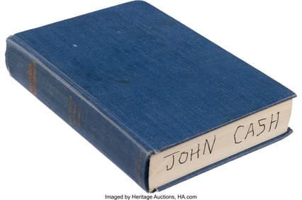 38606&colon; Johnny Cash's Personal Alcoholics Anonymous "Big