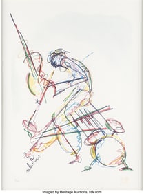 38608&colon; Miles Davis Limited Edition Lithograph Print Mat