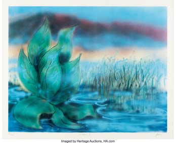 38616&colon; Jerry Garcia Signed "Wetlands II" Limited Editio