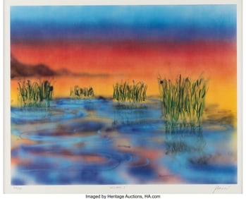 38617&colon; Jerry Garcia Signed "Wetlands III" Limited Editi