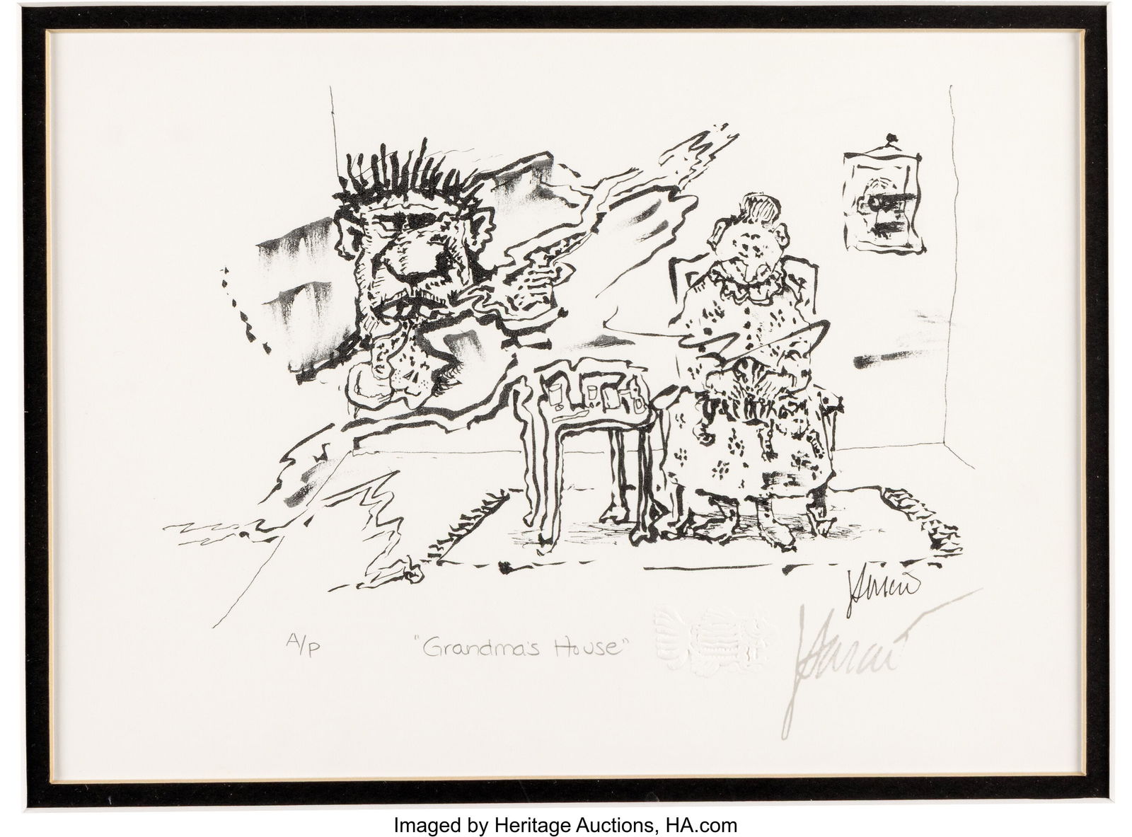 Jerry Garcia Signed "Grandma's House" Artist Pro (1 of 3)