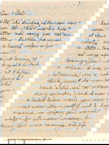 38629&colon; Janis Joplin Multi-Page Personal Letter to Peter