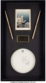 38646&colon; The Rolling Stones Framed Charlie Watts Signed D