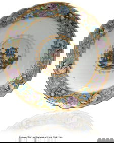 84038&colon; A Russian Porcelain Dinner Plate from the Cabine