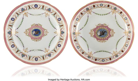 84042&colon; Two Russian Porcelain Dishes from the Yachting S