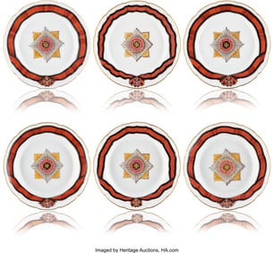 84057&colon; Six Russian Porcelain Dinner Articles from the O