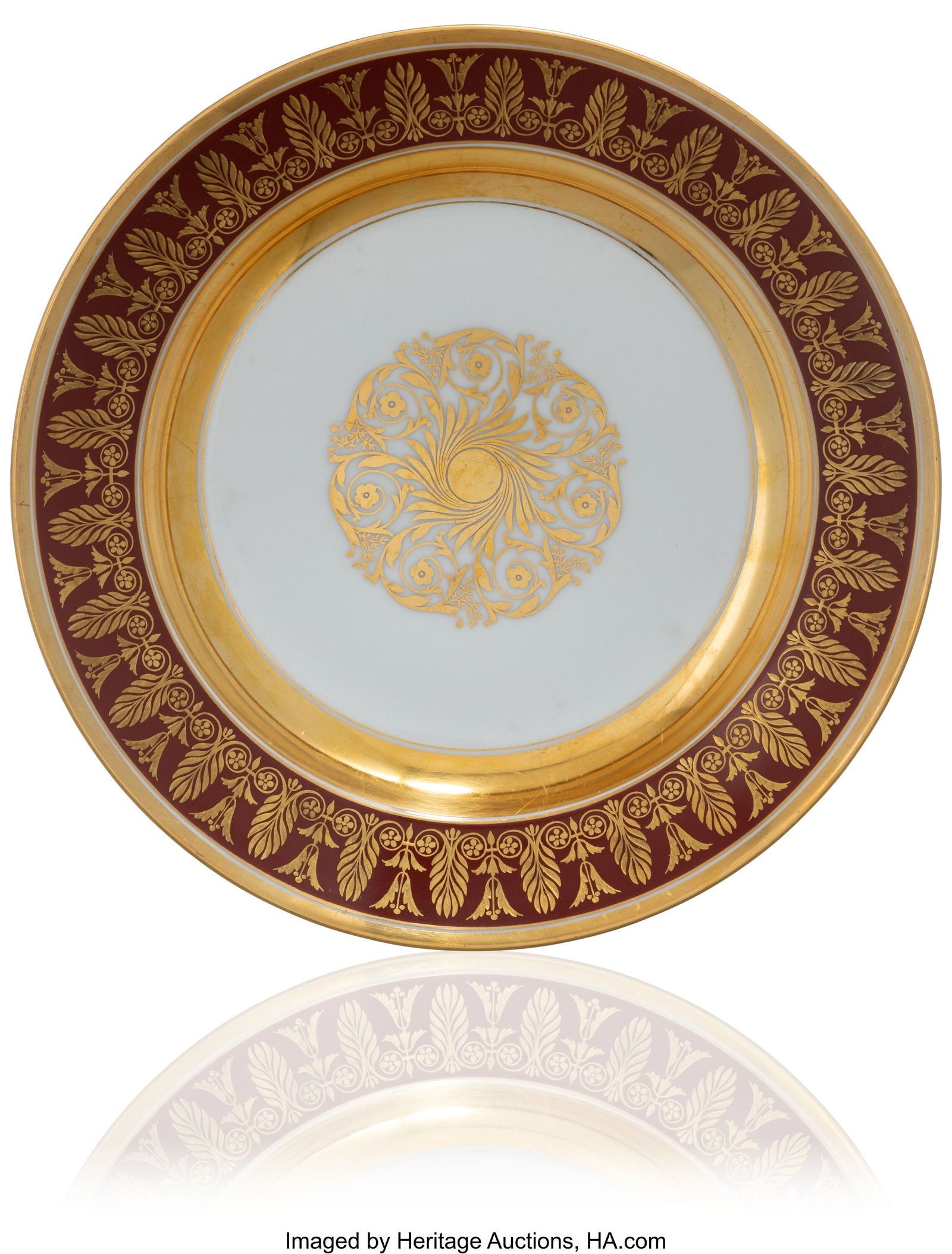 A Russian Porcelain Plate from the Guriev Servic (1 of 2)