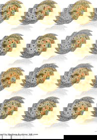 84085&colon; Twelve Russian Porcelain Plates from the Kremlin