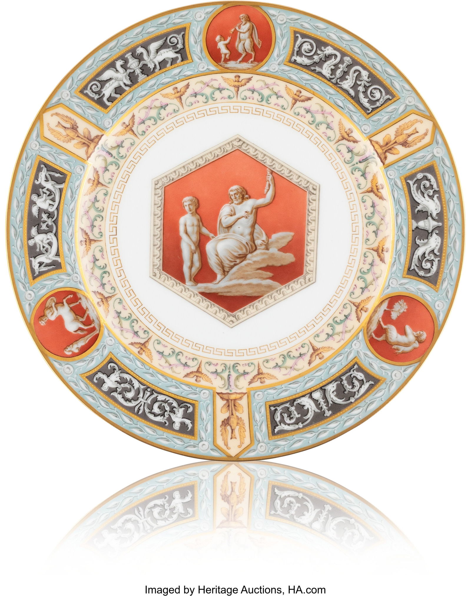 A Russian Porcelain Plate from the Raphael Servi (1 of 2)