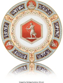 84098&colon; A Russian Porcelain Plate from the Raphael Servi