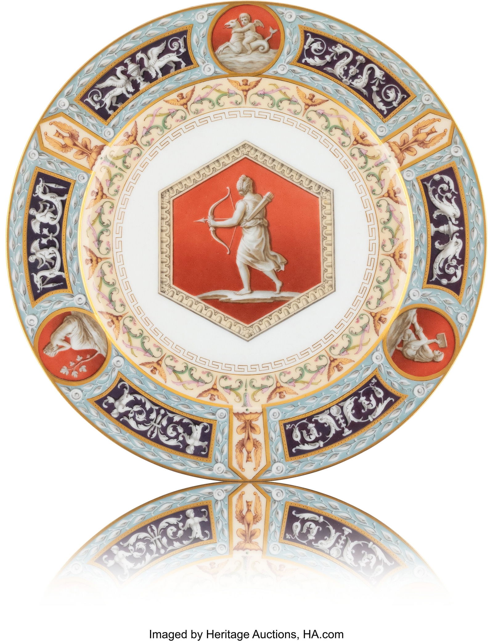 A Russian Porcelain Plate from the Raphael Servi (1 of 2)