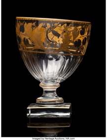 84109&colon; An Unusual Russian Parcel-Gilt and Silvered Glas