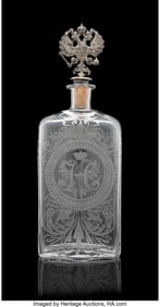 84110&colon; A Russian Imperial Decanter Engraved with the St