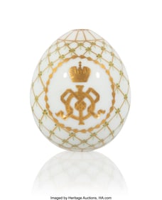 84131&colon; A Russian Porcelain Imperial Presentation Easter