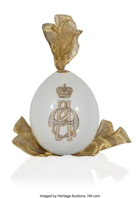 84136&colon; A Russian Porcelain Imperial Presentation Easter