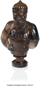 84158&colon; A Russian Smoky Quartz Figural Hand Seal in the 