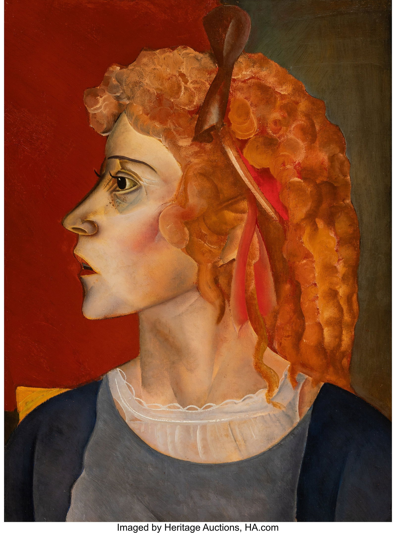 Boris Grigoriev (Russian, 1886-1939) Portrait of (1 of 6)