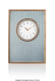 69026: A Fabergé Translucent Grey-Mauve Guilloché Ena