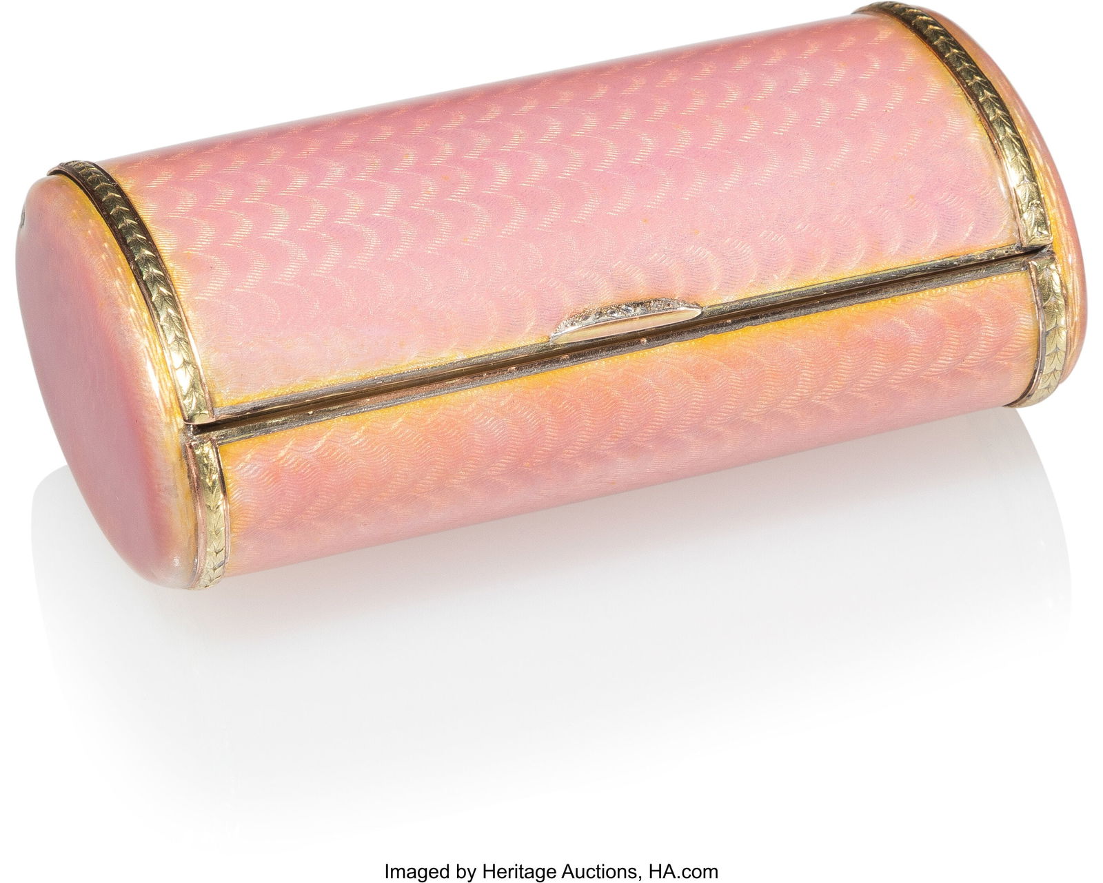 A Fabergé Gold-Mounted Gilt Silver and Transluc (1 of 5)