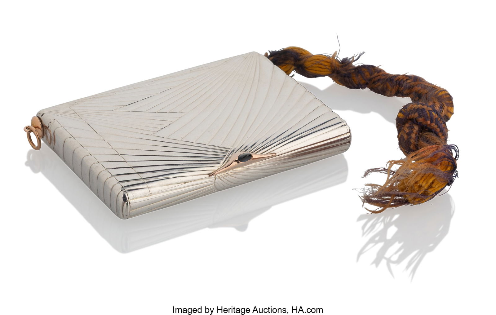 A Fabergé Silver Cigarette Case Fabergé, Workm (1 of 5)