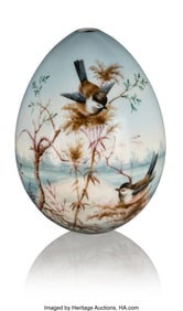 69159: A Russian Porcelain Easter Egg Imperial Porcelai