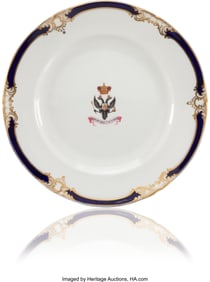 69178: An Early English Plate from the Russian Imperial