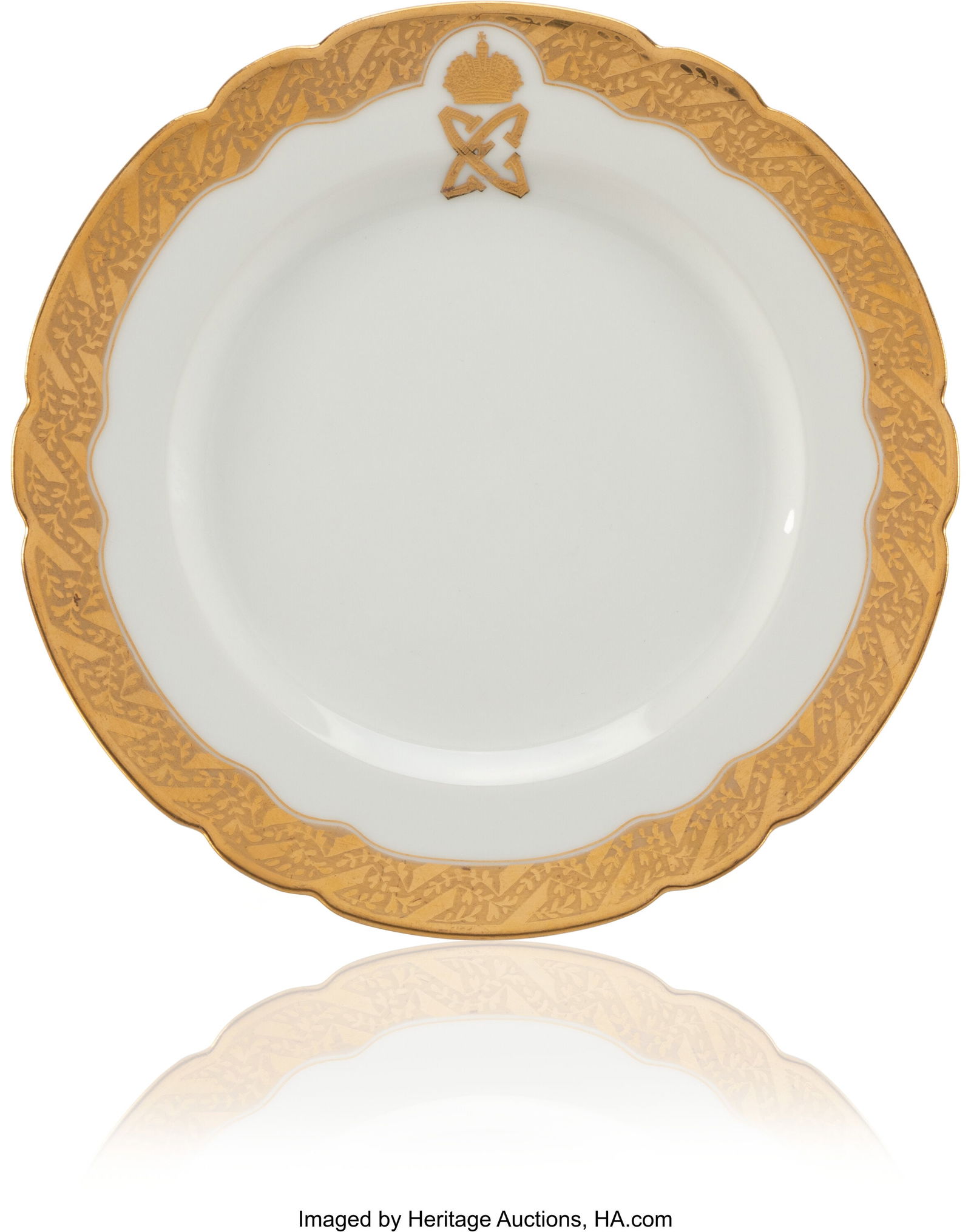 A French Porcelain Plate from the Grand Duke and (1 of 2)