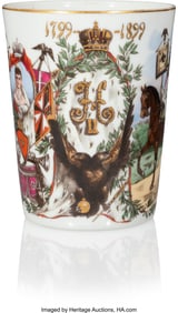 69183: A Russian Porcelain Commemorative Beaker of Her