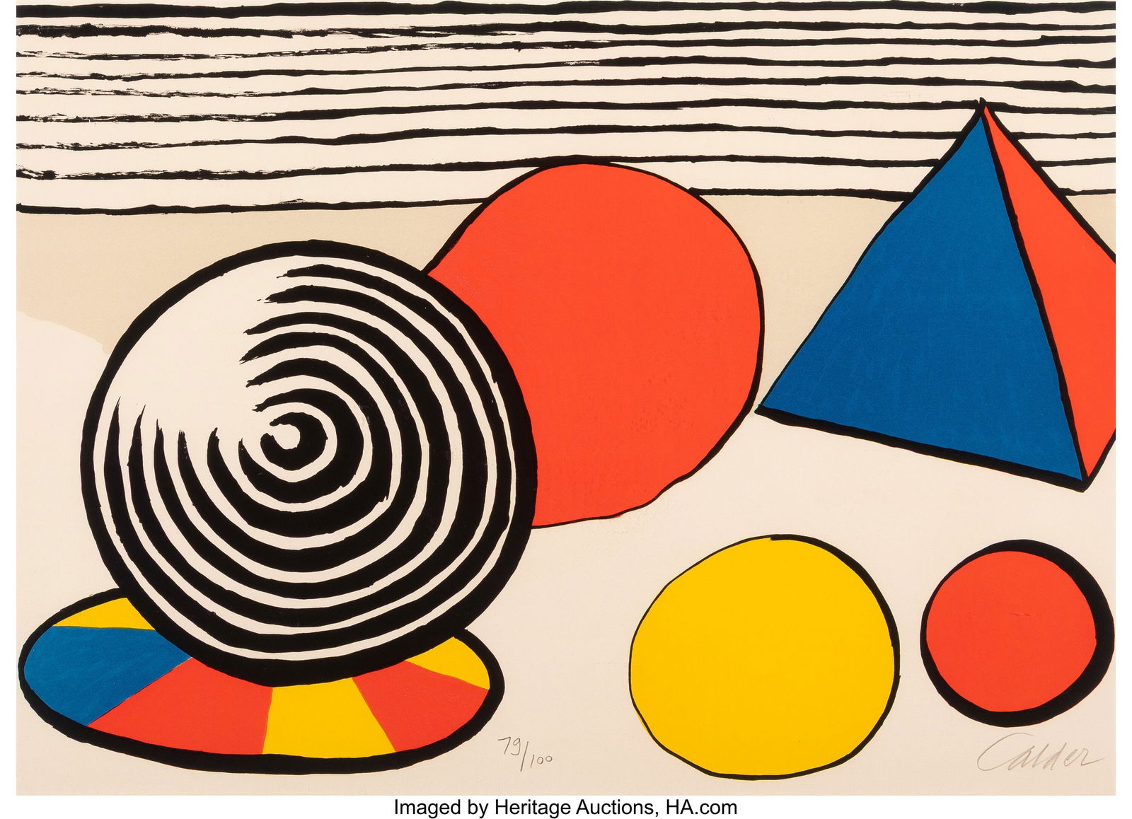 Alexander Calder (1898-1976) Le point de non ret (1 of 2)