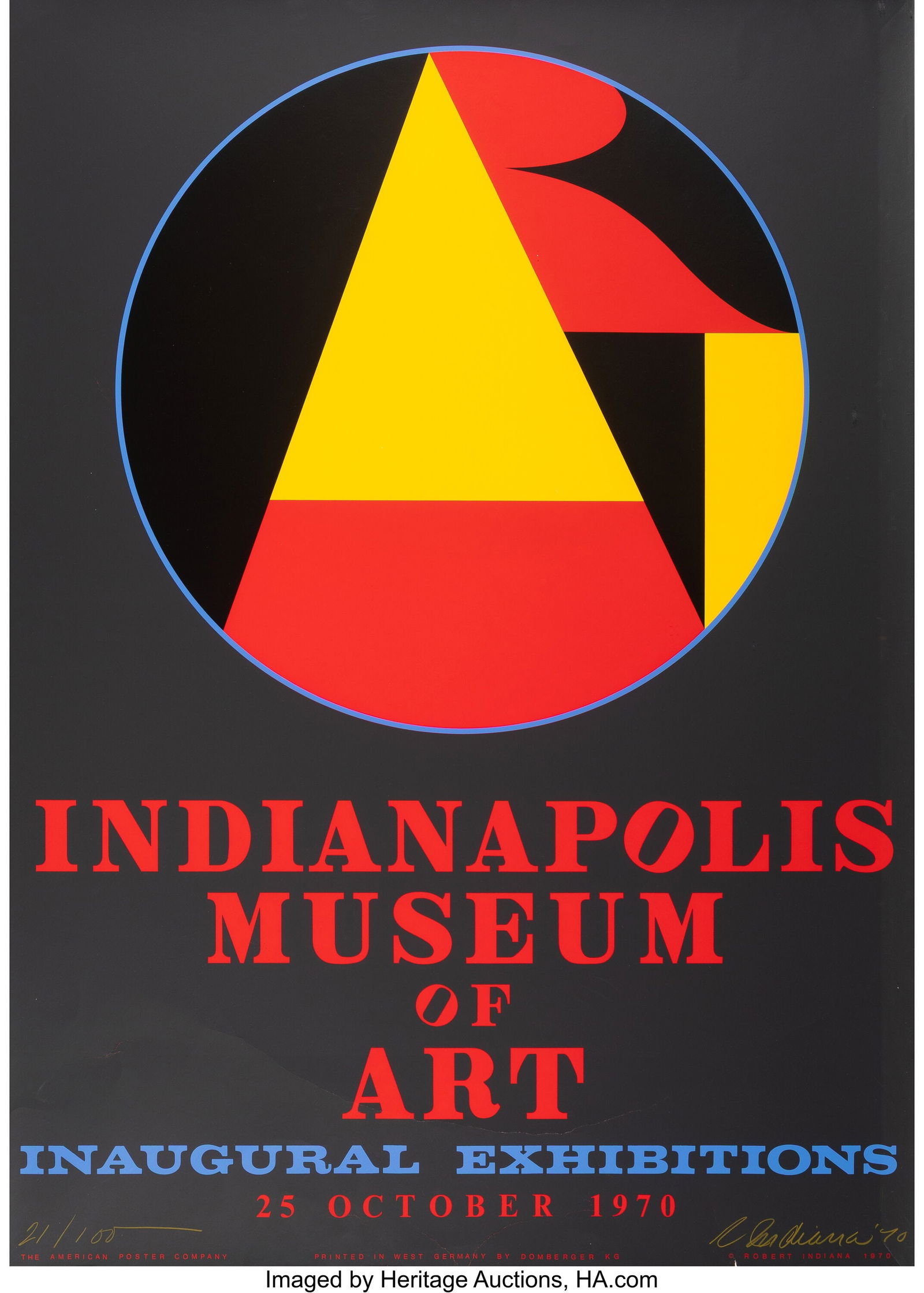 Robert Indiana (1928-2018) Indianapolis Museum o (1 of 2)