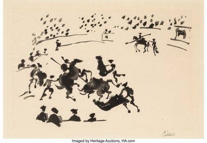 41052&colon; Pablo Picasso &lpar;1881-1973&rpar; Suerte de varas&comma; from