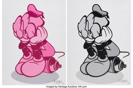 42042&colon; Bustart &lpar;b&period; 1983&rpar; Mr&period; Pop &lpar;Grey and Pink Edition