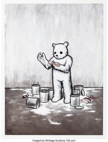 42050&colon; Luke Chueh &lpar;b&period; 1973&rpar; Whitewash&comma; 2009 Giclee on A