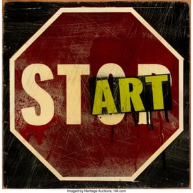 42072&colon; Denial &lpar;b&period; 1976&rpar; ST-ART&comma; 2011 Mixed media on woo