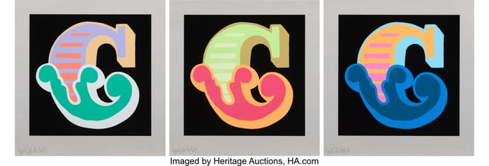 42087&colon; Ben Eine &lpar;b&period; 1970&rpar; CCC &lpar;three works&rpar;&comma; 2015 Scree