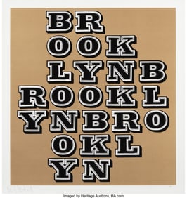 42088&colon; Ben Eine &lpar;b&period; 1970&rpar; Brooklyn&comma; 2018 Screenprint in