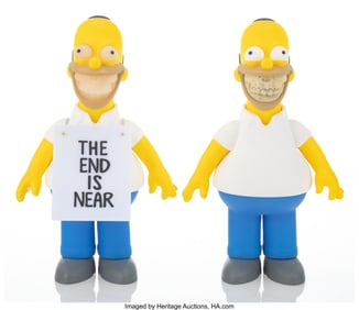 42091&colon; Ron English &lpar;b&period; 1959&rpar; Homer Grin &lpar;two works&rpar;&comma; 20