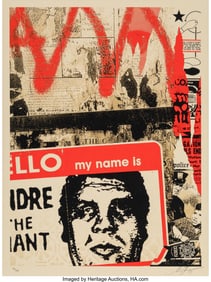 42115&colon; Shepard Fairey &lpar;b&period; 1970&rpar; Hello My Name Is&comma; 2019 