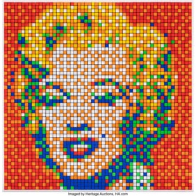 42167&colon; Invader &lpar;b&period; 1969&rpar; Rubik Shot Red Marilyn&comma; 2023 G