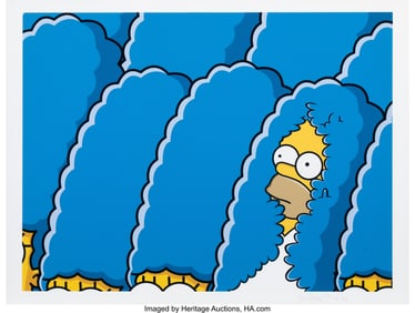 42173&colon; Jerkface &lpar;b&period; 1982&rpar; Buhbye &lpar;Blue&rpar;&comma; 2020 Giclée p