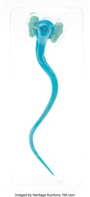 42184&colon; KAWS &lpar;b&period; 1974&rpar; Bendy &lpar;Blue&rpar;&comma; 2003 Painted cast v