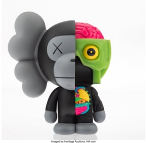42188&colon; KAWS X BAPE Dissected Milo &lpar;Black&rpar;&comma; 2011 Painted