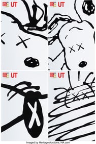 42195&colon; KAWS X Uniqlo X Peanuts Peanuts posters &lpar;four wo