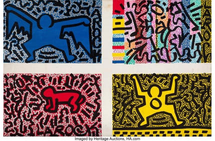 42206&colon; LA II &lpar;b&period; 1967&rpar; Tribute to Keith Haring Mixed me