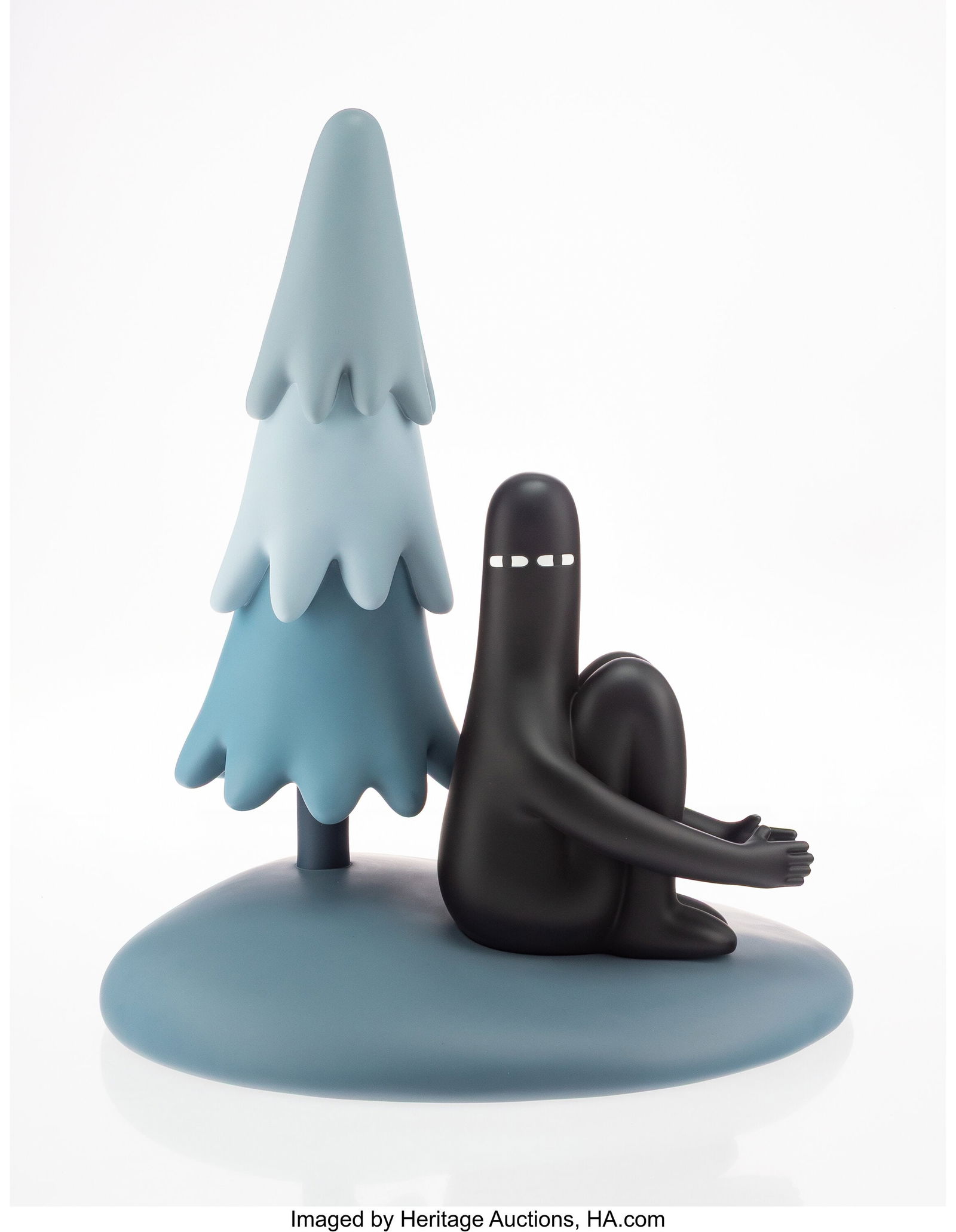 LY (b. 1981) Waiting for LUV (Large), 2022 Paint: LY (b. 1981) Waiting for LUV (Large), 2022 Painted cast resin 20-1/2 x 12-5/8 x 12-5/8 inches (52.1 x 32.0 x 32.0 cm) Ed&per