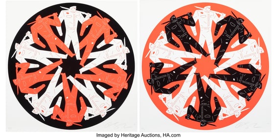 42265&colon; Cleon Peterson &lpar;b&period; 1973&rpar; Let's Start A War &lpar;Red&comma;